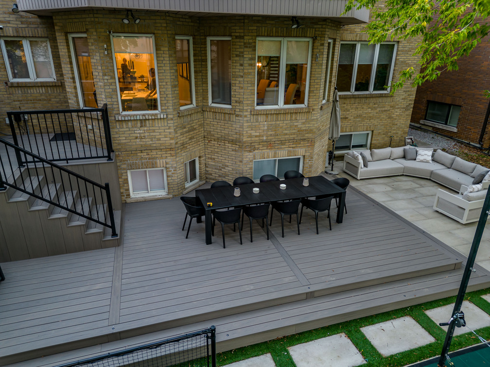 Patio Area with Patio Furniture